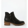 Dallas Black Leather Boot