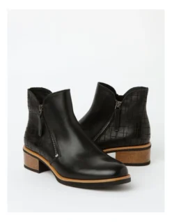 Dallas Black Leather Boot -Myer Fashion Store 885052360 3 1 720x928