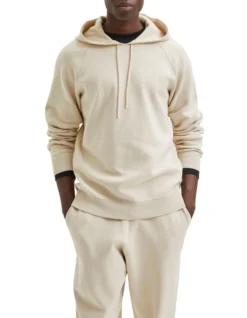 Selected Homme Nio Long Sleeve Knit Hoodie Oatmeal -Myer Fashion Store 887594860 4 720x928