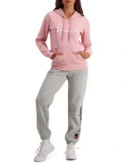 Champion Script Hoodie In Pink 9 Champion Script Hoodie In Pink -Myer Fashion Store 888070780 957384010 4 720x928