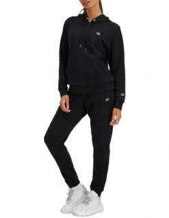 Champion Lightweight Terry Hoodie In Black -Myer Fashion Store 888071860 888066730 4 720x928