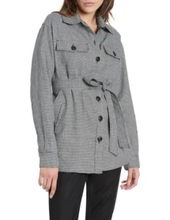 Camrai Linen Mix Shaket Black/Ivory