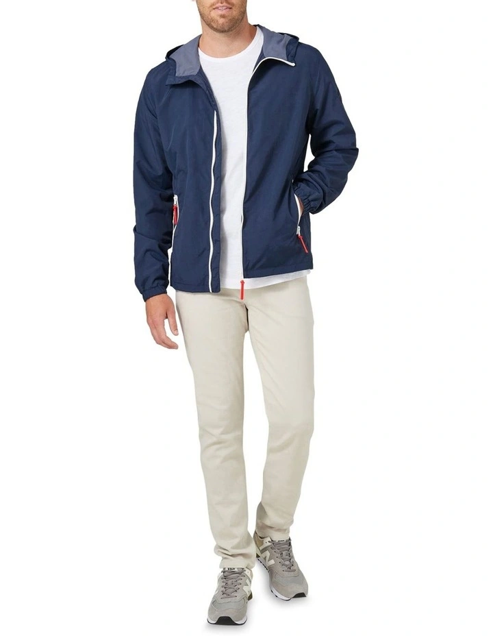Stanley Windbreaker In Navy 4 Stanley Windbreaker In Navy - Image 2
