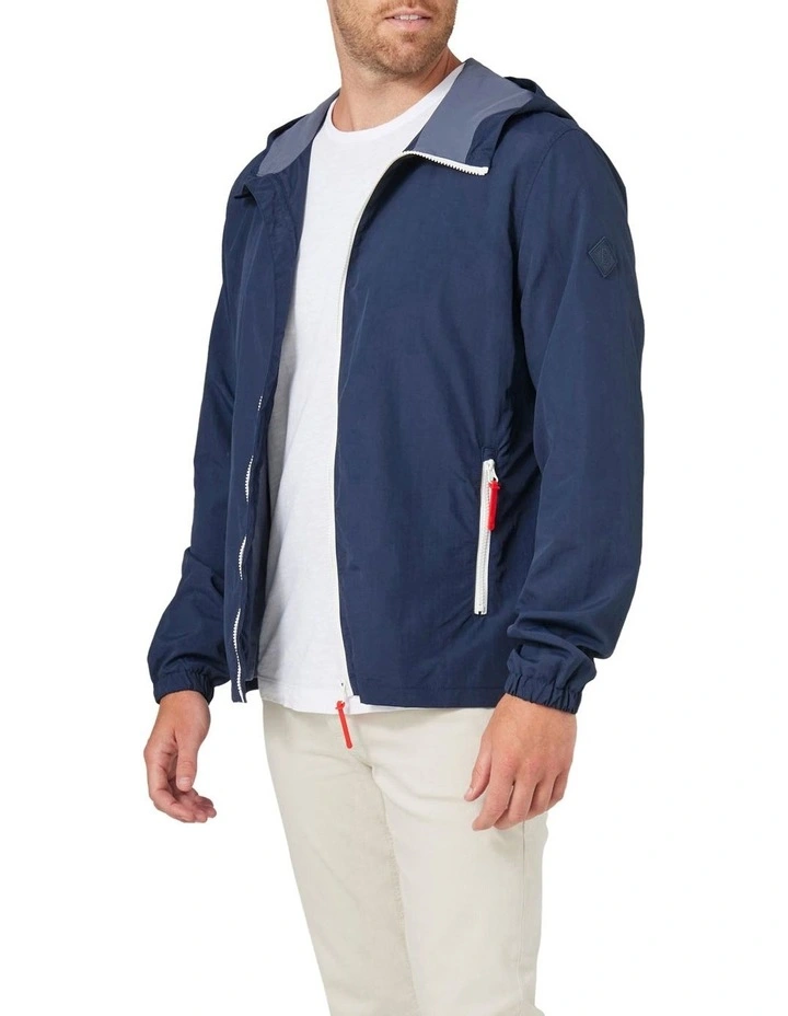 Stanley Windbreaker In Navy 5 Stanley Windbreaker In Navy - Image 3