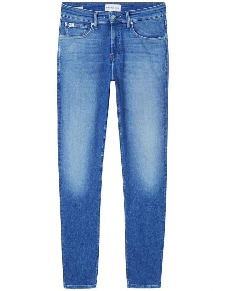 Calvin Klein Jeans Skinny Jean In Mid Blue 7 Calvin Klein Jeans Skinny Jean In Mid Blue - Image 5