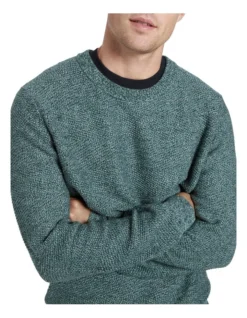 Grain Crew Knit Dark Aqua -Myer Fashion Store 894633220 4 720x928