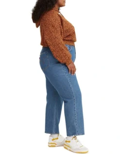 Ribcage Straight Ankle Jeans Jazz Pop Blue -Myer Fashion Store 897928120 4 720x928