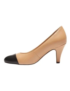 Mandy Black/Camel Glove Heeled Shoes -Myer Fashion Store 898183360 3 720x928