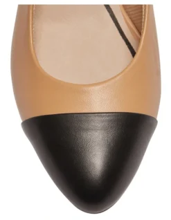 Mandy Black/Camel Glove Heeled Shoes -Myer Fashion Store 898183360 7 720x928