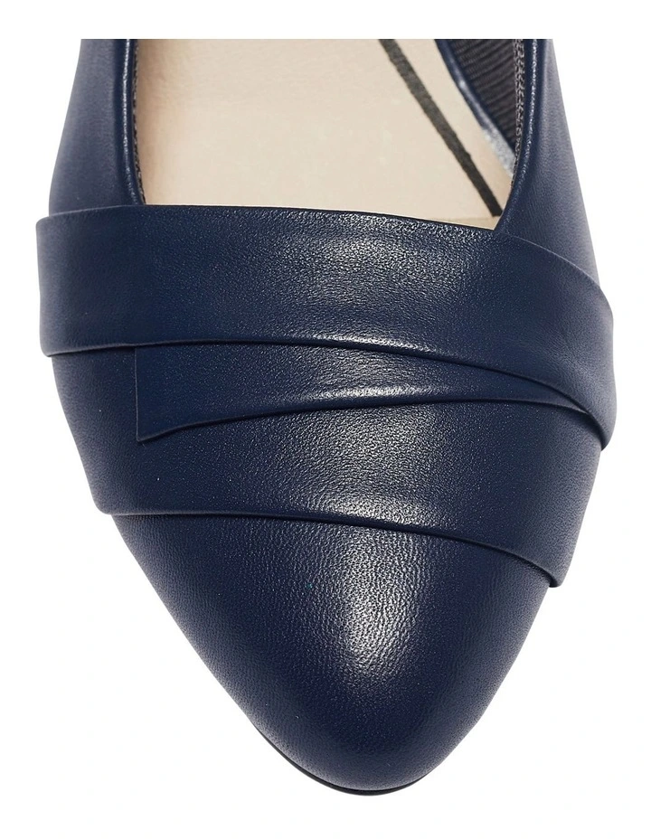 Matilda Navy Glove Heeled Shoes 9 Matilda Navy Glove Heeled Shoes - Image 7