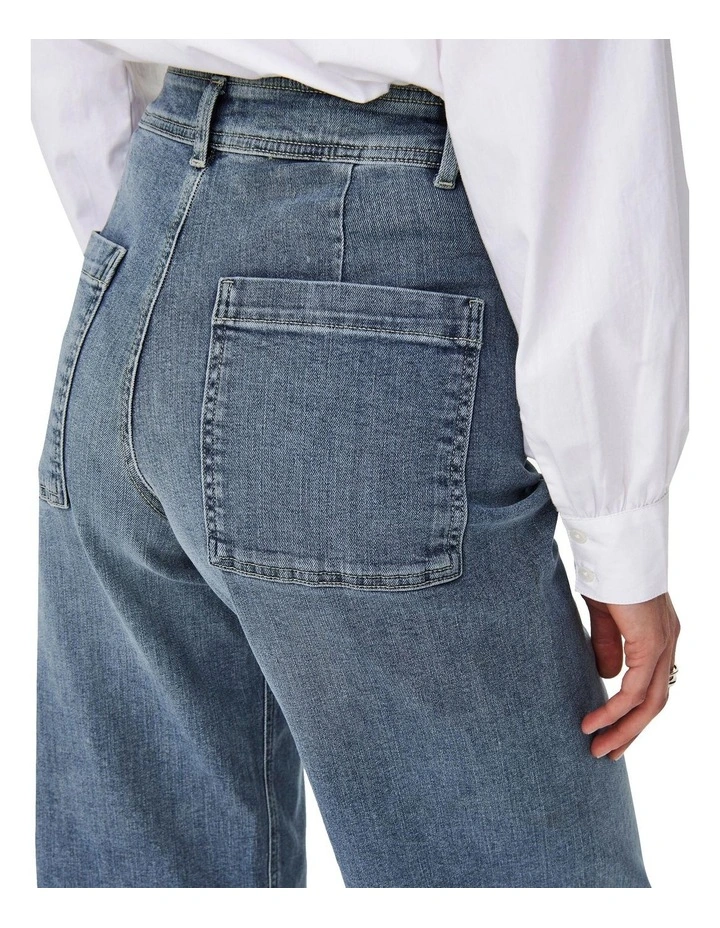 ONLY Sylvie Denim Jeans Medium Blue Denim 6 ONLY Sylvie Denim Jeans Medium Blue Denim - Image 4