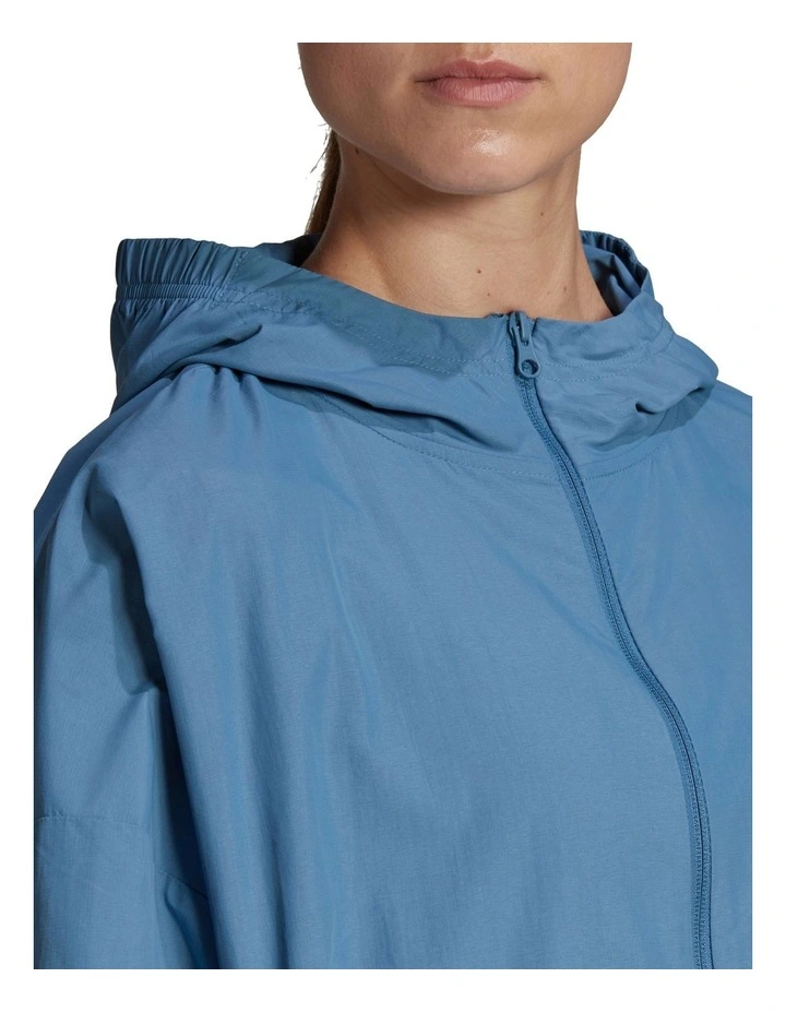 ADIDAS Future Icons Woven Windbreaker Jacket Blue 7 ADIDAS Future Icons Woven Windbreaker Jacket Blue - Image 5