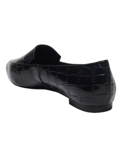 Leoni Black Croc Print Flat Shoes -Myer Fashion Store 900445420 6 720x928