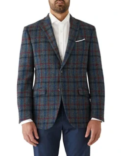 Cambridge Modern Fit Harris Tweed Signature Sports Jacket Grey