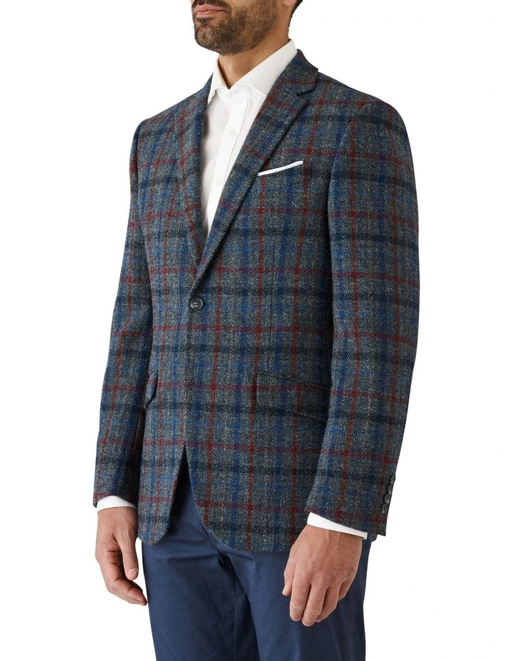 Cambridge Modern Fit Harris Tweed Signature Sports Jacket Grey 4 Cambridge Modern Fit Harris Tweed Signature Sports Jacket Grey - Image 2
