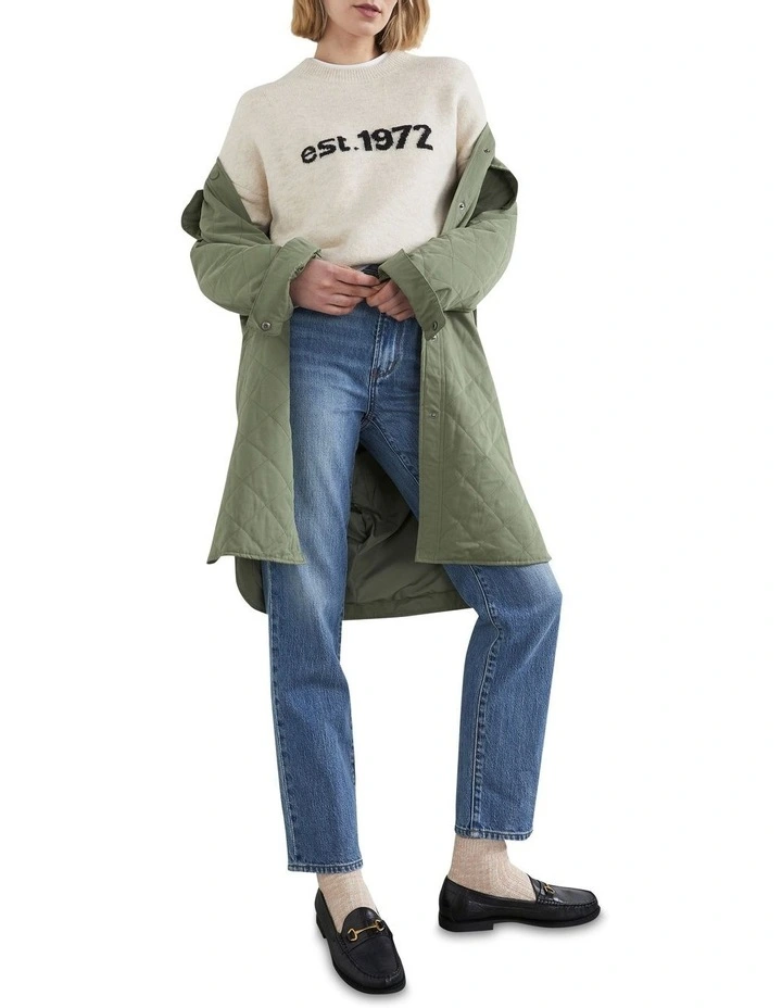 French Connection Quilted Longline Shacket 3 French Connection Quilted Longline Shacket