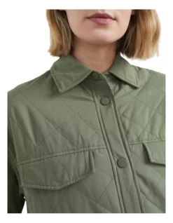 French Connection Quilted Longline Shacket 9 French Connection Quilted Longline Shacket -Myer Fashion Store 900994150 4 720x928