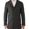 Gibson Slim Fit Mercury Textured Overcoat Charcoal -Myer Fashion Store 901562770 1 720x928