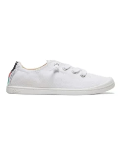 Roxy Bayshore White Slip-On Shoes