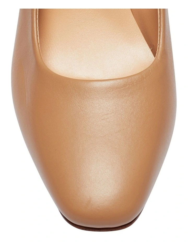 Amber Heeled Shoes In Camel Leather 9 Amber Heeled Shoes In Camel Leather - Image 7