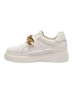 Babylon White/Gold Sneakers 11 Babylon White/Gold Sneakers -Myer Fashion Store 902423530 3 720x928