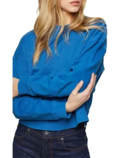 Oxford Quinn Sweatshirt Blue -Myer Fashion Store 902507230 4 720x928