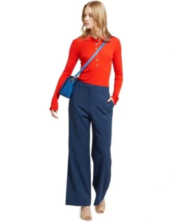 Oxford Wendy Skinny Rib Knit Jumper Tangerine -Myer Fashion Store 902511370 5 720x928