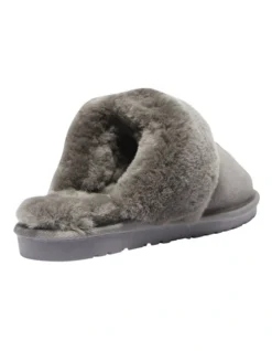 Peggy Grey Suede Slippers -Myer Fashion Store 903719350 4 720x928