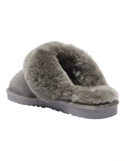 Peggy Grey Suede Slippers -Myer Fashion Store 903719350 6 720x928
