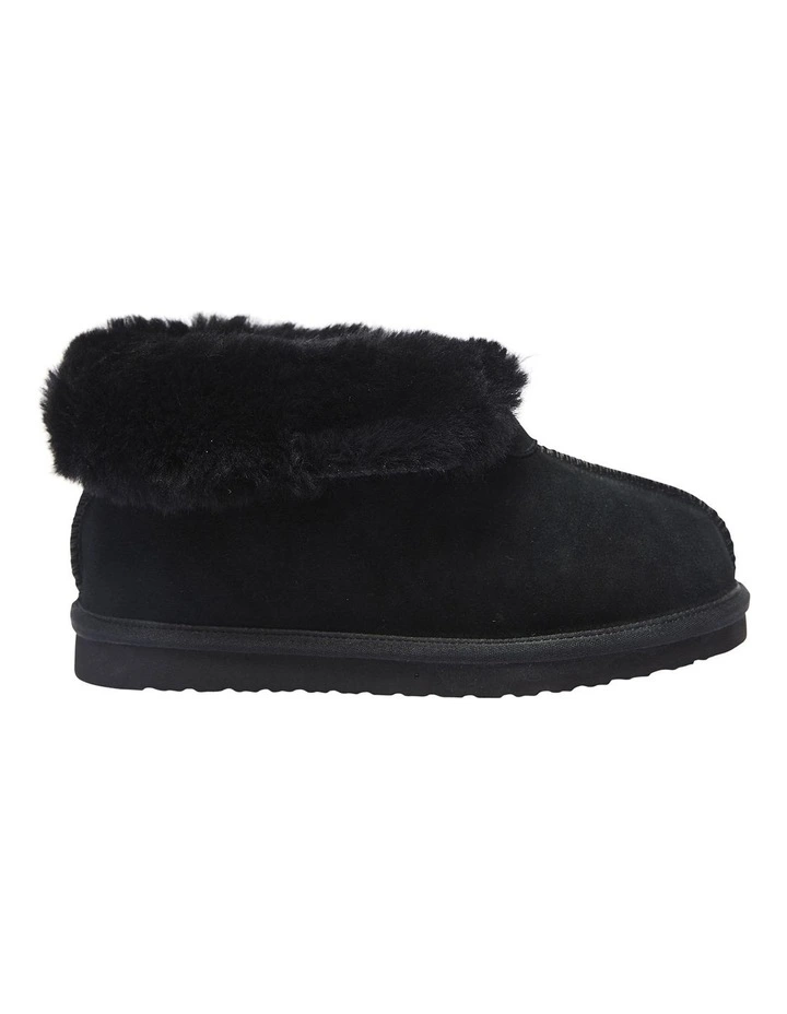 Pixie Black Suede Slippers 3 Pixie Black Suede Slippers