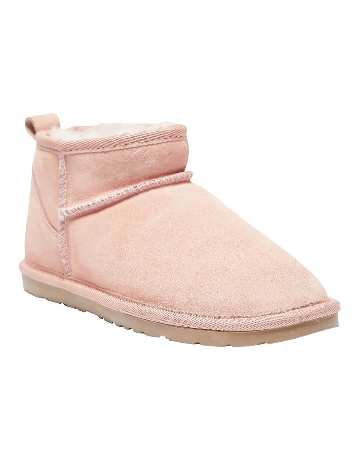 Pillow Pink Suede Slippers 4 Pillow Pink Suede Slippers - Image 2