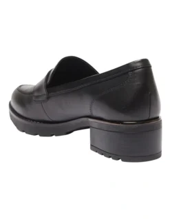 Impact Flat Shoes Black Leather -Myer Fashion Store 903840760 6 720x928