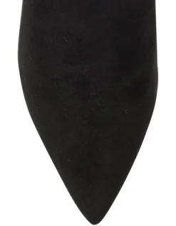 Karly Black Stretch Suede Boots -Myer Fashion Store 903850210 7 720x928
