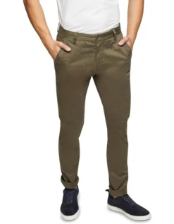 Oxford Stretch Organic Cotton Skinny Chinos Green -Myer Fashion Store 905623750 4 720x928