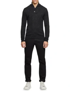 Oxford Digby Donegal Shawl Neck Knit Black 12 Oxford Digby Donegal Shawl Neck Knit Black -Myer Fashion Store 905636620 5 720x928