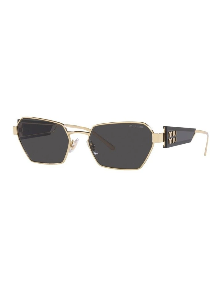 Miu Miu MU 53WS Gold Sunglasses 3 Miu Miu MU 53WS Gold Sunglasses