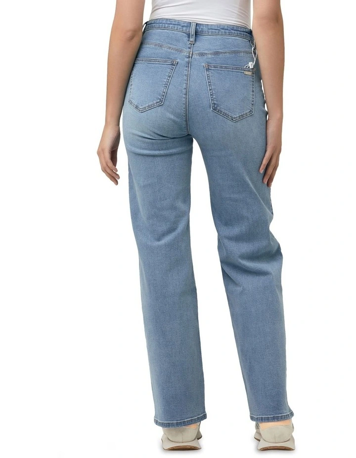 Kyle Wide Leg Jean In Light Blue 5 Kyle Wide Leg Jean In Light Blue - Image 3