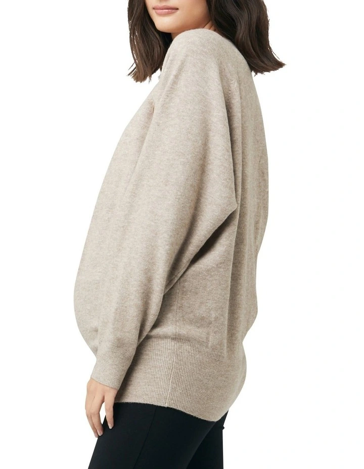 Megan Nursing Knit In Latte 4 Megan Nursing Knit In Latte - Image 2