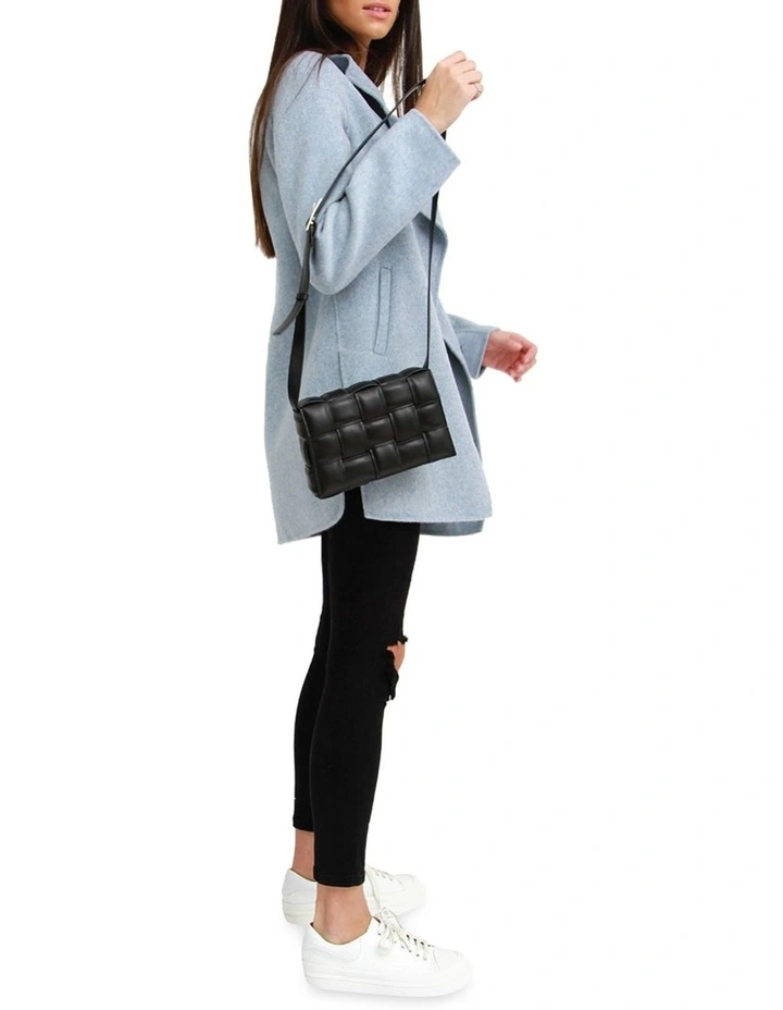 Ex-Boyfriend Wool Blend Oversized Coat Lt Blue 6 Ex-Boyfriend Wool Blend Oversized Coat Lt Blue - Image 4