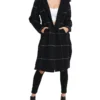 Walk This Way Wool Blend Oversized Coat Navy Plaid 1 Walk This Way Wool Blend Oversized Coat Navy Plaid -Myer Fashion Store 906490270 1 720x928