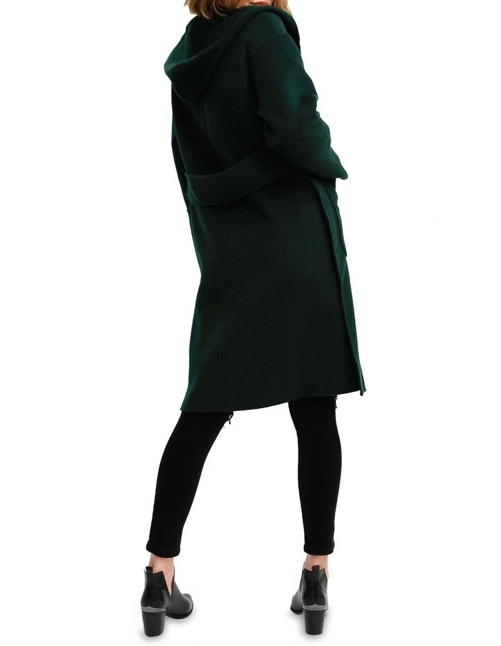 Walk This Way Wool Blend Oversized Coat Dark Green 5 Walk This Way Wool Blend Oversized Coat Dark Green - Image 3