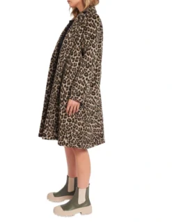 Lorena Coat Leopard -Myer Fashion Store 907177420 3 720x928