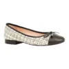 Ana Tweed Ballet Shoes Black/White -Myer Fashion Store 907463530 1 720x928