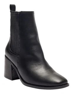 Tilda Black Smooth Boots -Myer Fashion Store 907810300 2 720x928