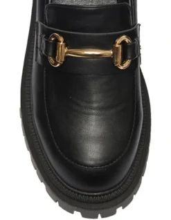 Samuel Black Smooth Flat Shoes -Myer Fashion Store 907811020 7 720x928