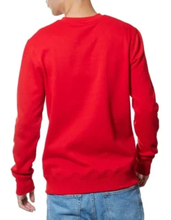 Russell Athletic Americana Crew Sweat In Red -Myer Fashion Store 907896880 3 720x928