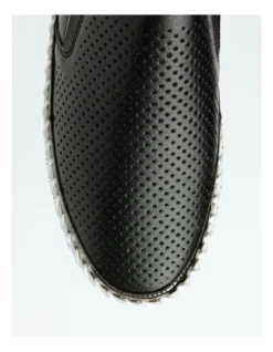 Regatta Chloe Leather Flat Shoes In Black -Myer Fashion Store 908009110 7 720x928