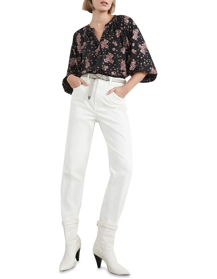 French Connection Floral Button Through Shirt Multi 4 French Connection Floral Button Through Shirt Multi - Image 2