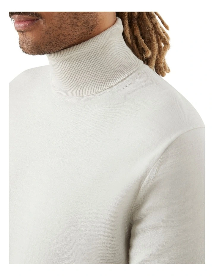 Bakeer Merino Wint White T-Neck 5 Bakeer Merino Wint White T-Neck - Image 3