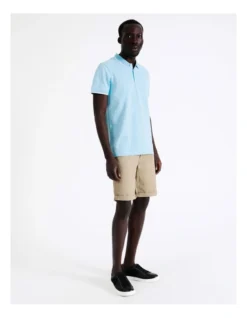 Amalfi Pique Polo In Light Blue -Myer Fashion Store 910011250 3 720x928